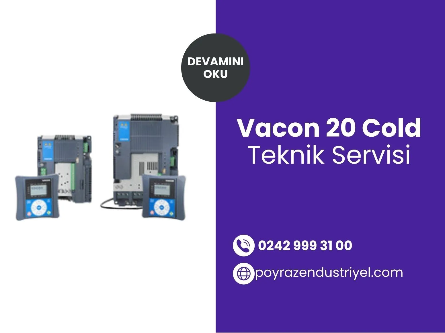 Vacon 20 Cold Teknik Servisi